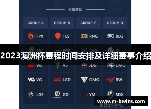 2023澳洲杯赛程时间安排及详细赛事介绍 2023澳洲杯赛程时间安排及详细赛事介绍